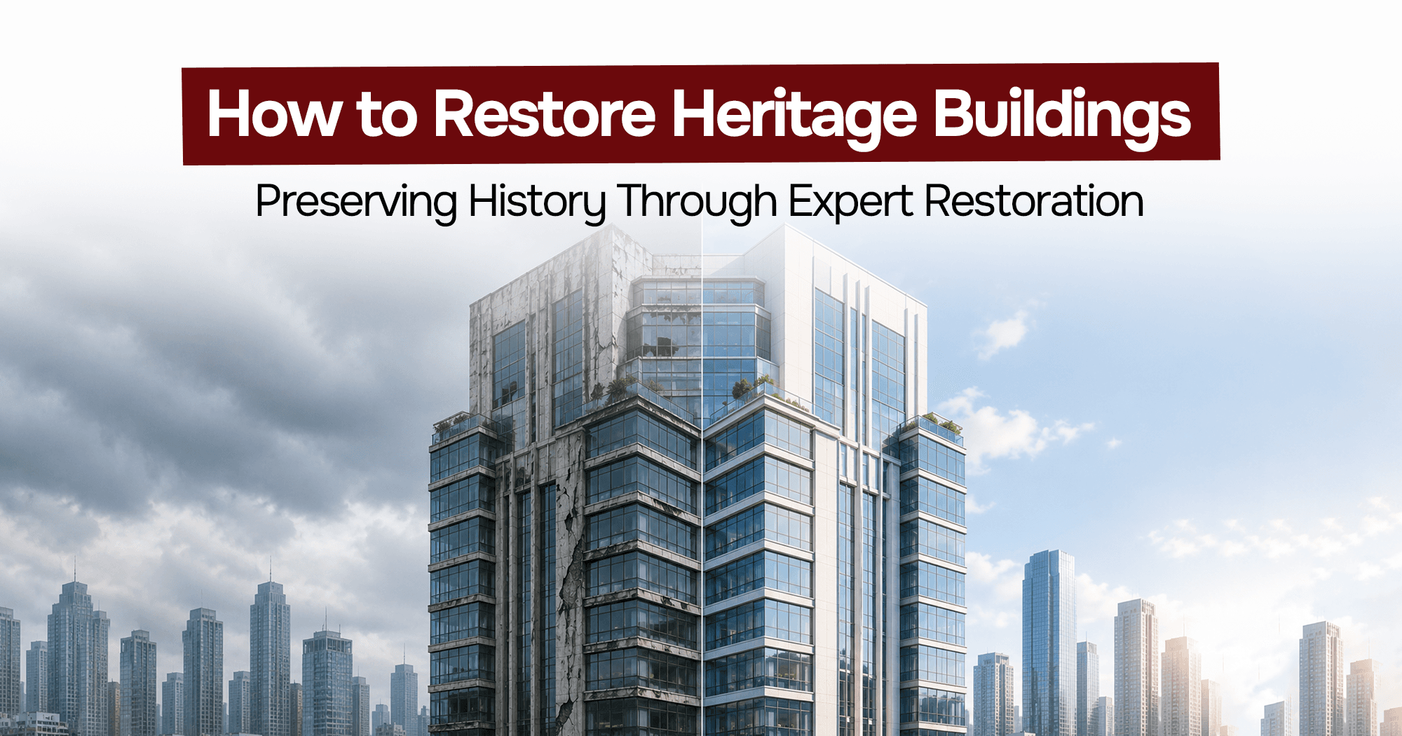 Heritage building restoration preserving historic architecture with expert structural restoration